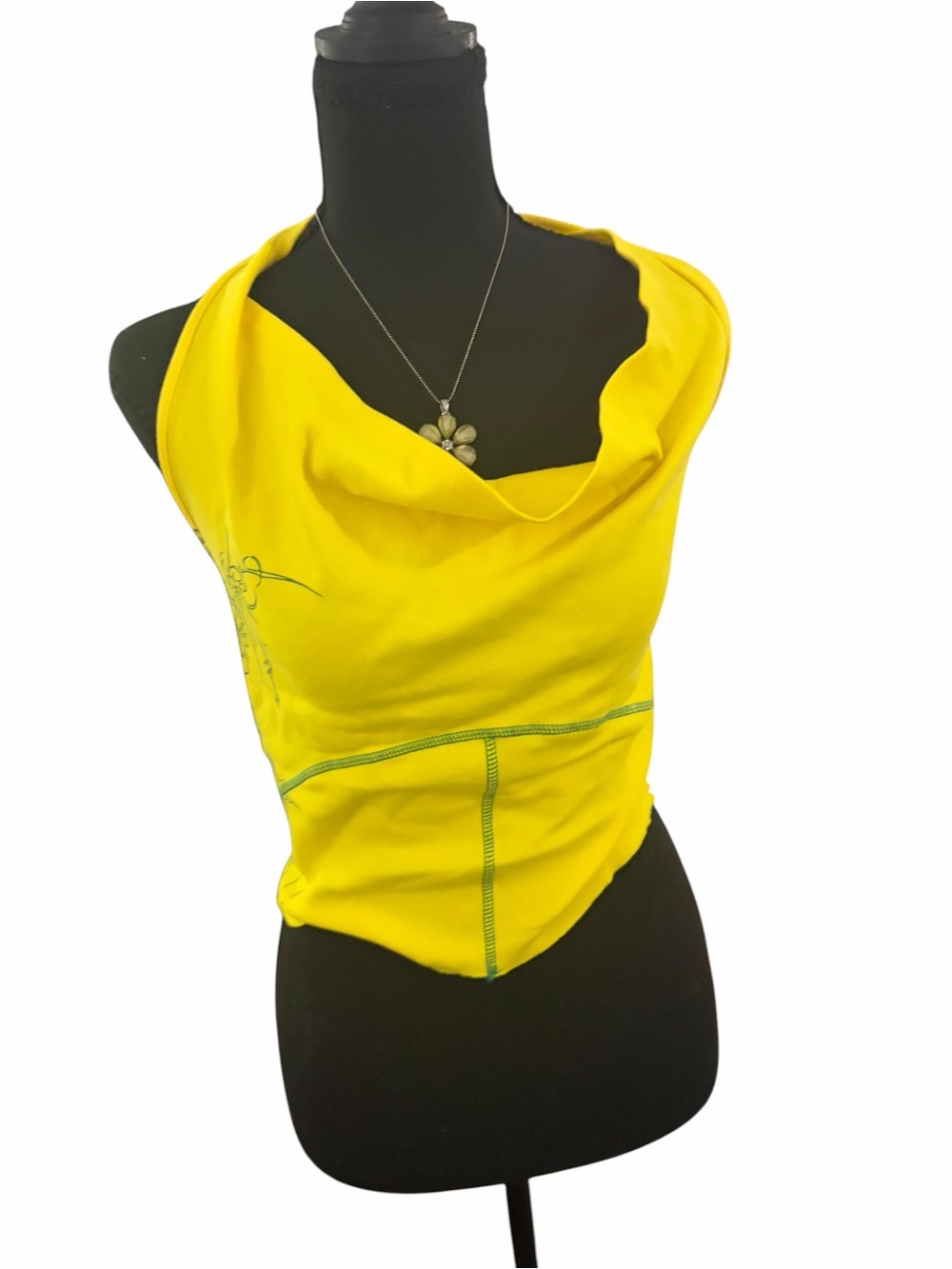 wild fable Yellow Sleeveless Cowl Neck Tank - Picture 8 of 9